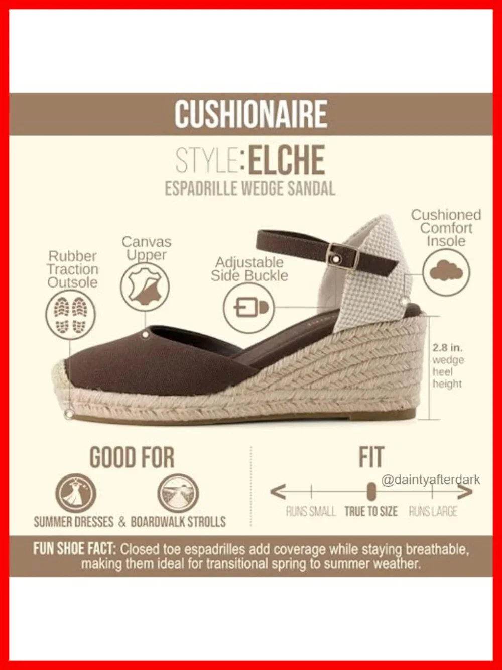 Closed Toe Wedge Sandals Women Platform Espadrilles Heels Adjustable Buckle